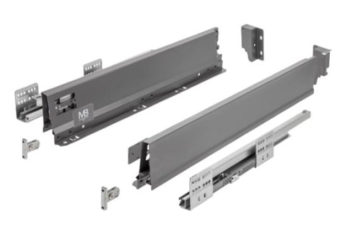 Szuflada MODERN-PRO 350 Niska H84 ANTRACYT