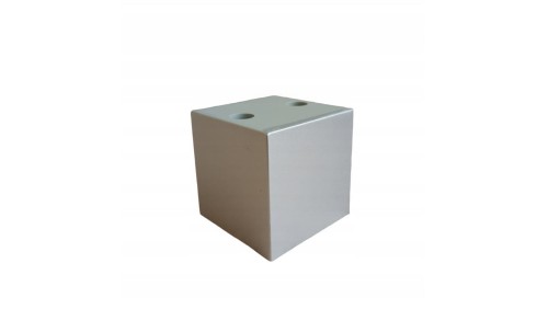 Stopka nóżka meblowa 50x50x50 ALUMINIUM