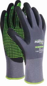 Rękawice nylonowe NITRILE FLEX DOTS 8 S-76317