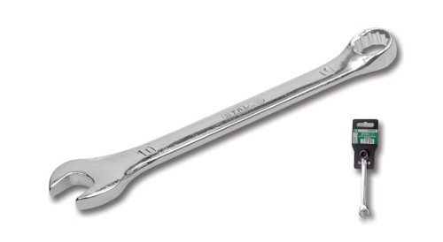 Klucz polerowany płasko-oczkowy STALCO 32mm