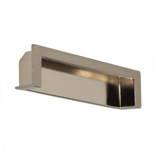 Uchwyt meblowy wpuszczany UN50 128mm INOX