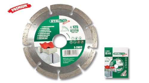 Tarcza diamentowa segmentowa STALCO PREMIUM 125mm