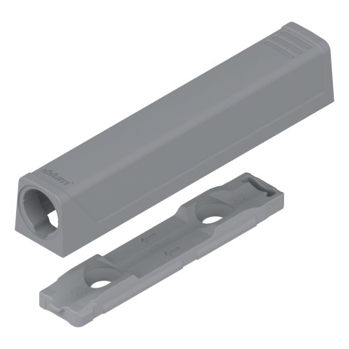 Adapter prosty do TIP-ON BLUM wersja długa szary