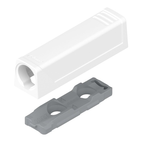 Adapter prosty do TIP-ON BLUM wersja krótka biały