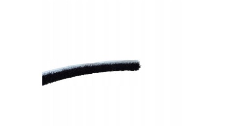 Szczotka odbojowa z klejem do szafy 4,8x4mm CZARNA 1m