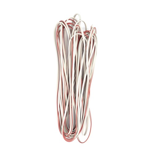 Kabel przewód dwużyłowy BIAŁY 2x0,75 1M