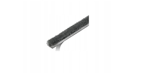 Szczotka odbojowa z klejem do szafy 4,8x4mm SZARA 1m