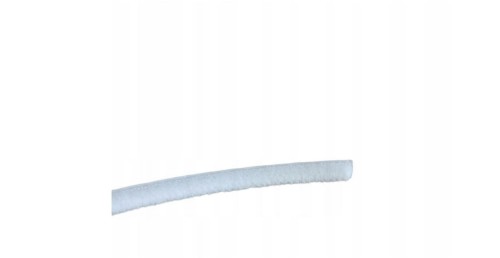Szczotka odbojowa do szafy bez kleju 4,8x4mm BIAŁA 1m
