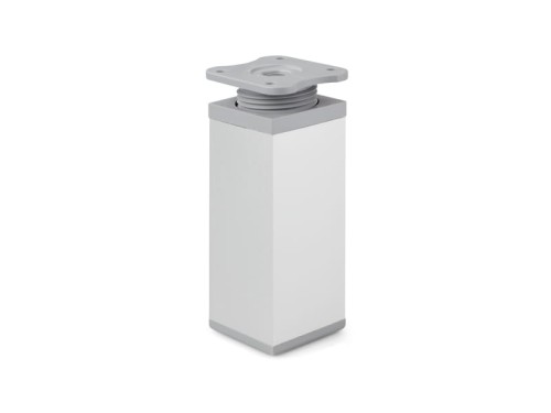 Nóżka meblowa regulowana D-027  H-100mm ALUMINIUM