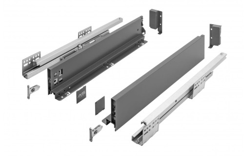 Szuflada Axis Pro 550 NISKA ANTRACYT H84
