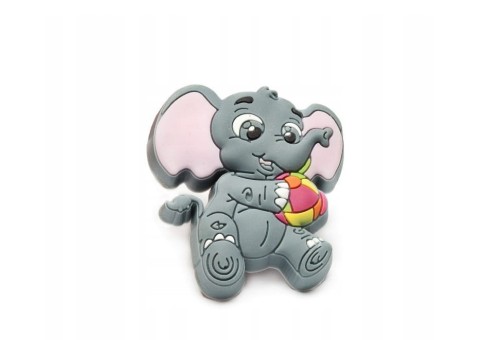 Gałka meblowa dziecięca GD-30-SZ SŁONIK SZARY