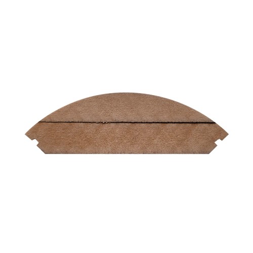 Lezyna 100x100 mm, gładka, 2600 mm dł., zakończenie półokrągłe do szafki