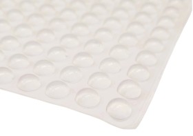 Odbojnik silikonowy samoprzylepny fi10mm - Transparentny