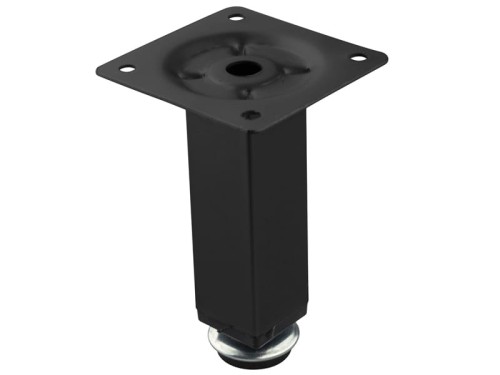 Nóżka meblowa kwadratowa DN-738  H100 CZARNA