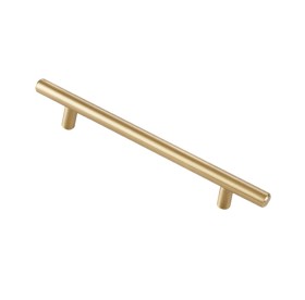 Uchwyt meblowy reling 128 mm Złoty Szczotkowany 