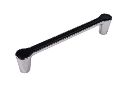 Uchwyt meblowy UU15 -128 mm Chrom + Czarny