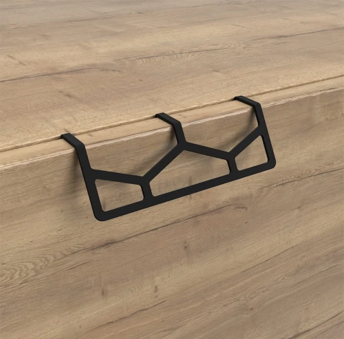 Uchwyt meblowy PRATO C-6489 - 96 mm Czarny Mat