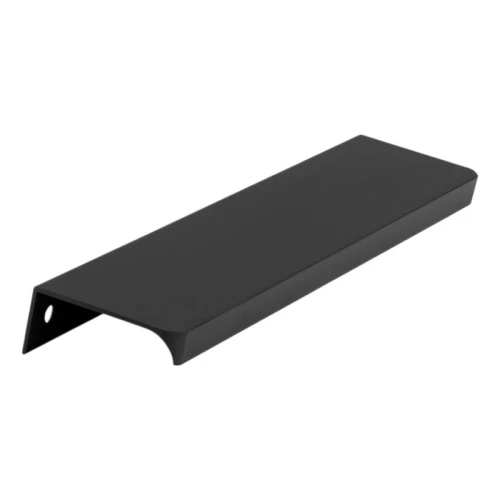 Uchwyt meblowy krawędziowy UA06-128 mm Czarny Mat