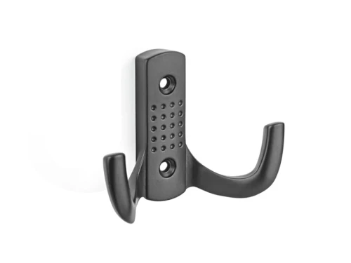 Wieszak meblowy podwójny WM-004 CZARNY MAT