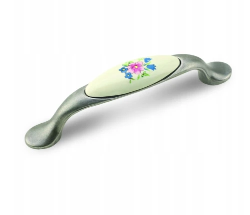 Uchwyt meblowy porcelana UP19-GA011-MLK-1  96mm