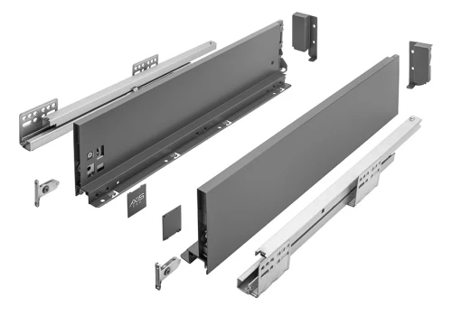 Szuflada Axis Pro 500 ŚREDNIA ANTRACYT H116