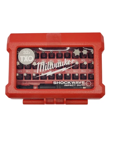 Zestaw bitów udarowych Milwaukee 32 szt 