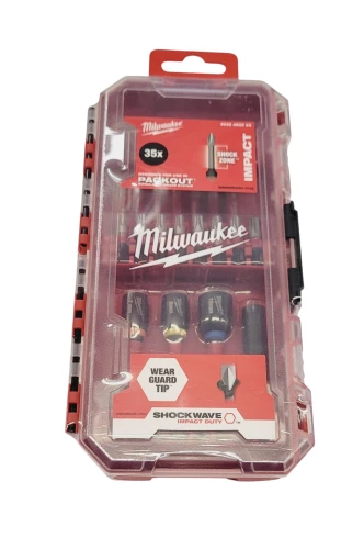 Zestaw bitów udarowych Milwaukee 35 szt