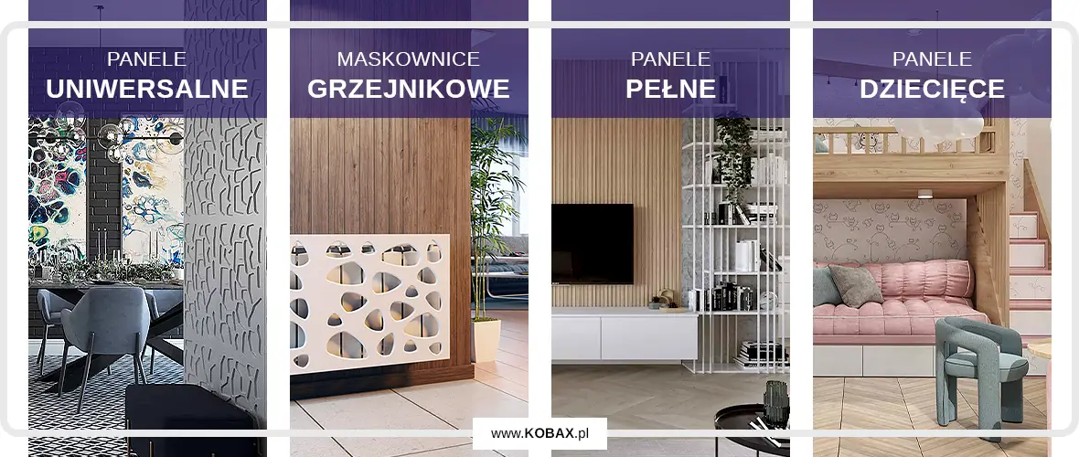 bogata oferta paneli 3d i maskownic grzejnikowych firmy kobax