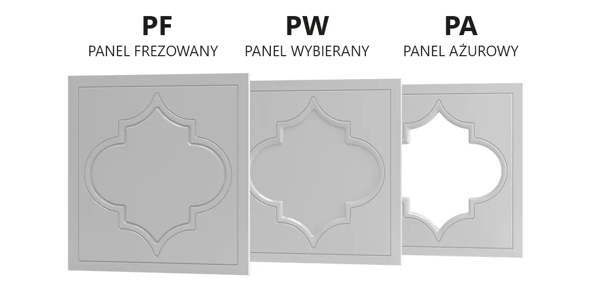 wiele wzorów paneli 3d uniwersalnych ściennych firmy kobax frezowane ażurowe wybierane