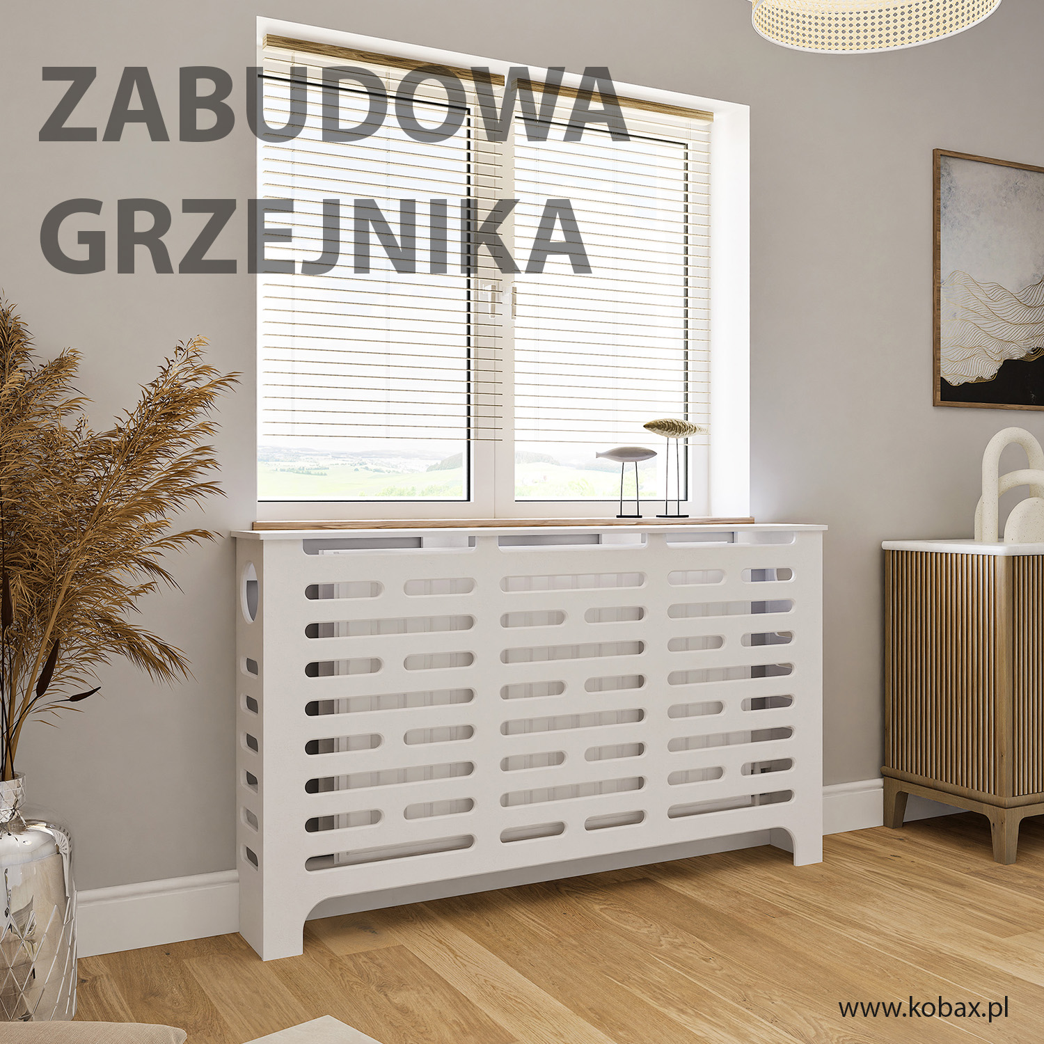 Zabudowa grzejnika stojąca